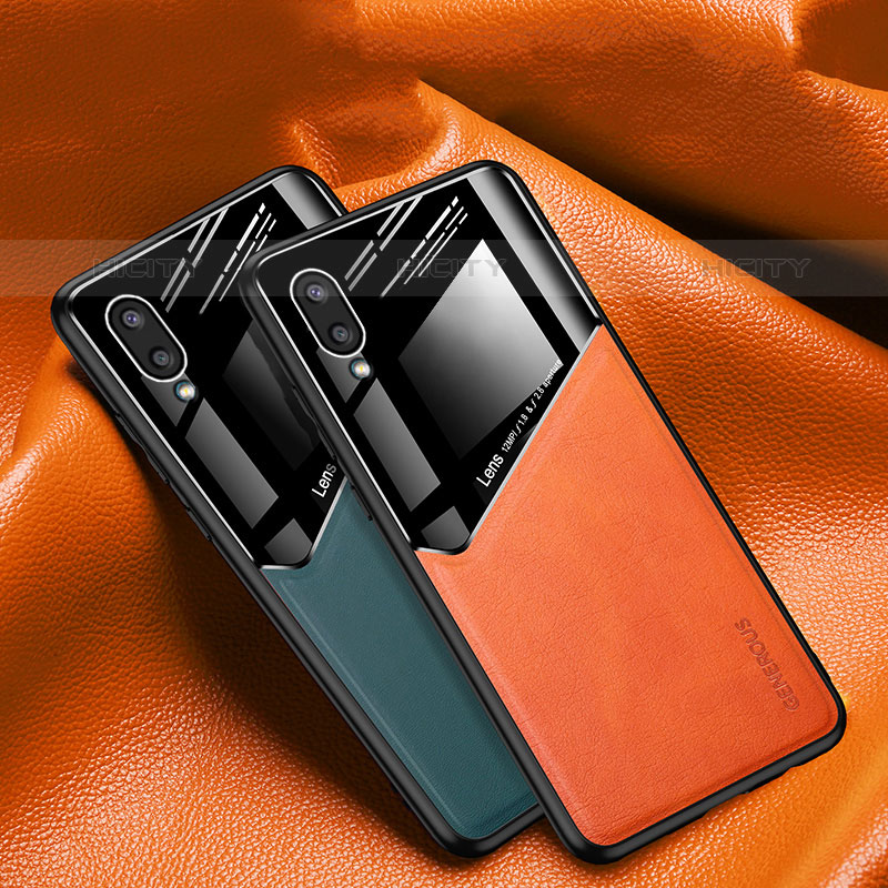 Custodia Silicone Morbida In Pelle Cover con Magnetico per Samsung Galaxy M02