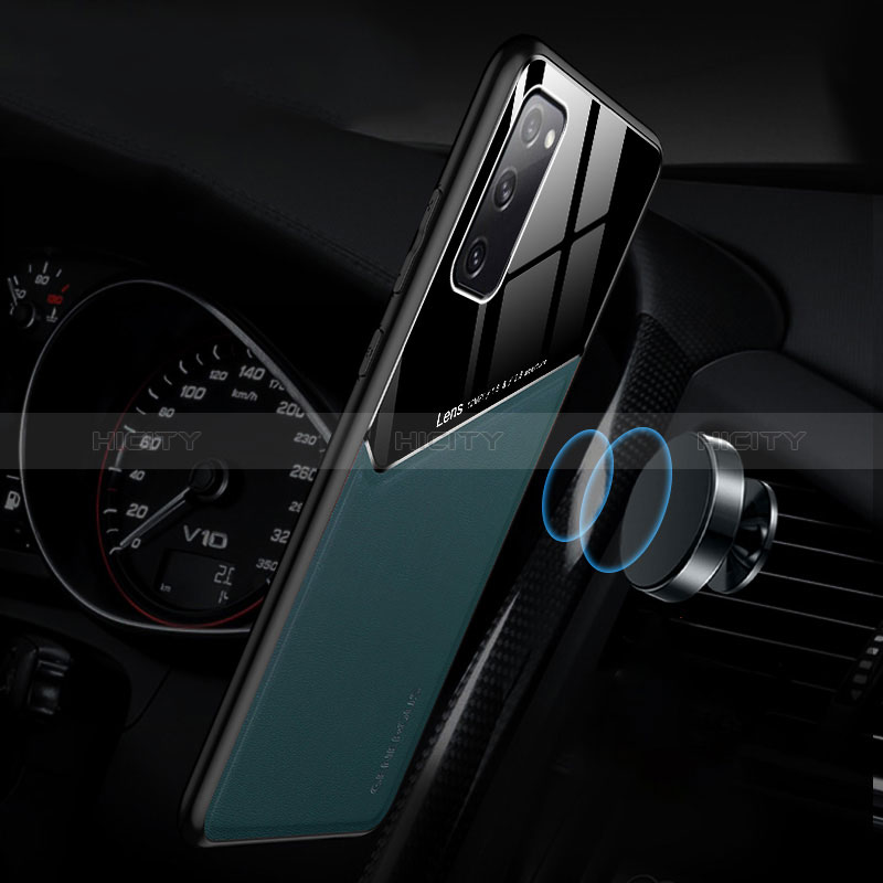 Custodia Silicone Morbida In Pelle Cover con Magnetico per Samsung Galaxy S20 FE 4G