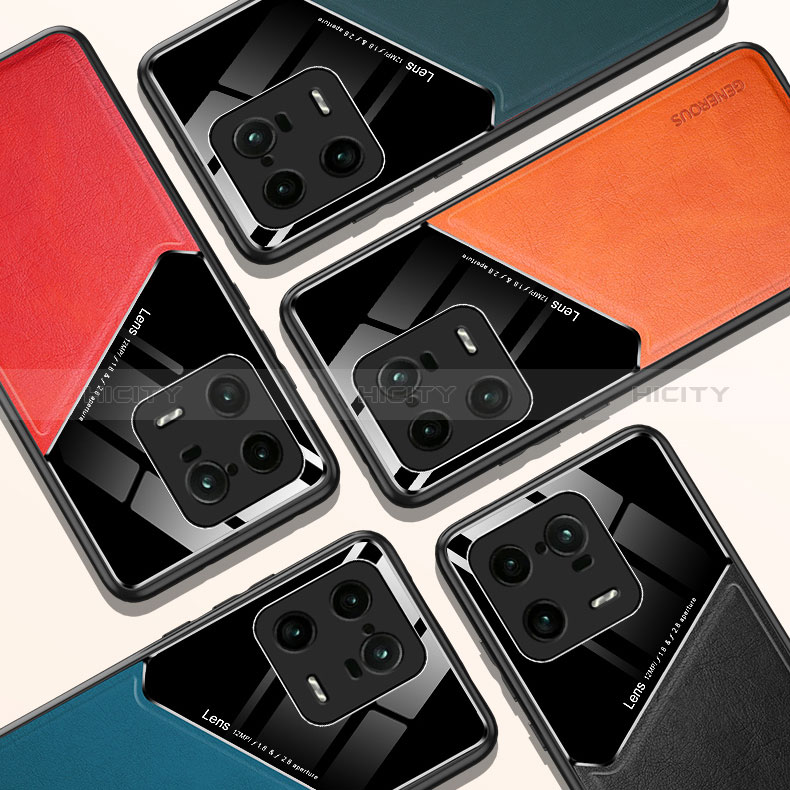Custodia Silicone Morbida In Pelle Cover con Magnetico per Xiaomi Mi 13 Pro 5G