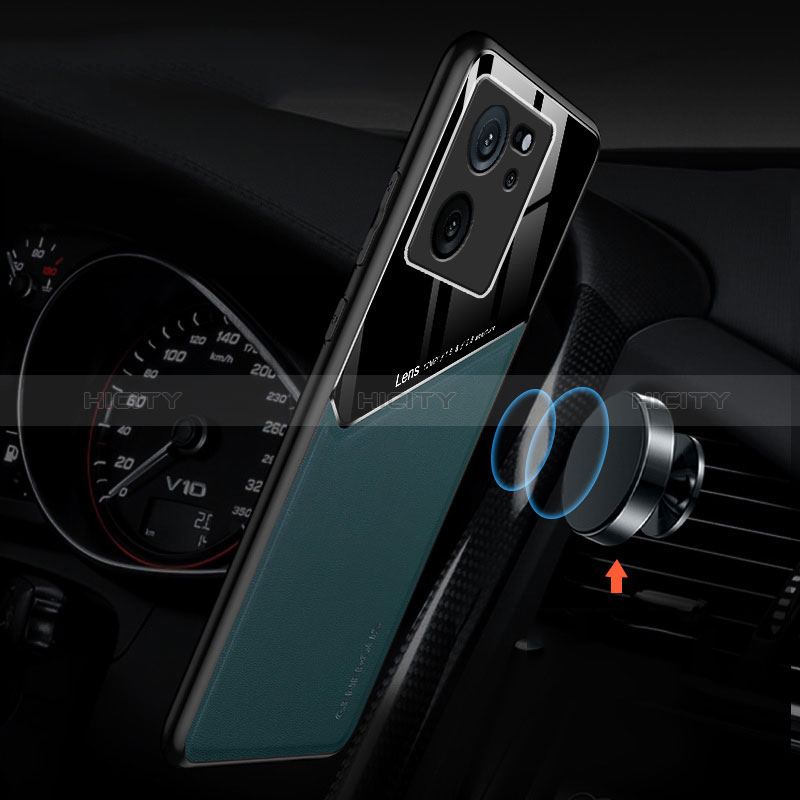 Custodia Silicone Morbida In Pelle Cover con Magnetico per Xiaomi Mi 13T 5G