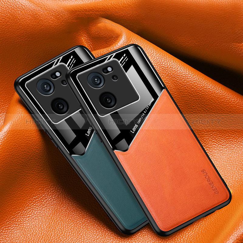 Custodia Silicone Morbida In Pelle Cover con Magnetico per Xiaomi Mi 13T 5G