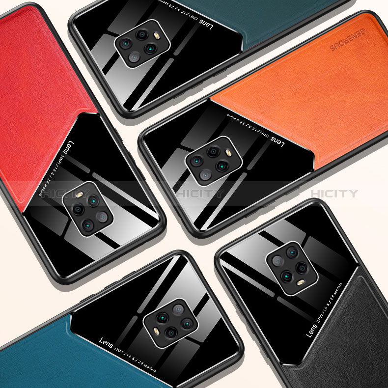 Custodia Silicone Morbida In Pelle Cover con Magnetico per Xiaomi Redmi 10X Pro 5G
