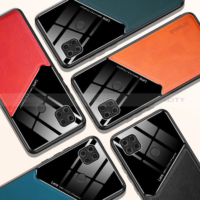 Custodia Silicone Morbida In Pelle Cover con Magnetico per Xiaomi Redmi 9 India