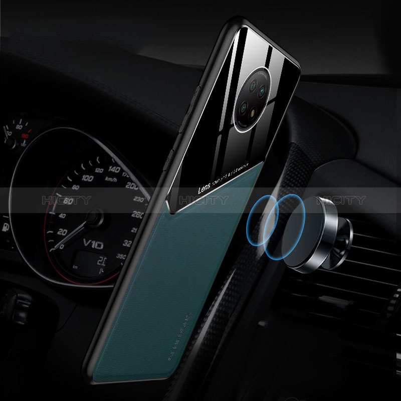 Custodia Silicone Morbida In Pelle Cover con Magnetico per Xiaomi Redmi Note 9 5G