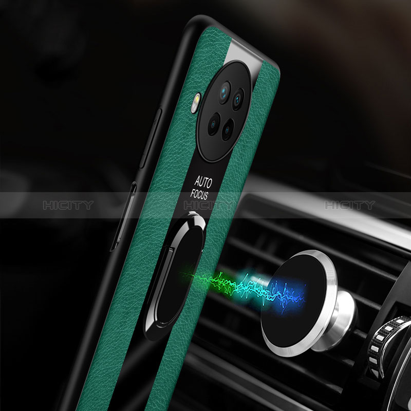 Custodia Silicone Morbida In Pelle Cover con Magnetico S01 per Xiaomi Mi 10i 5G