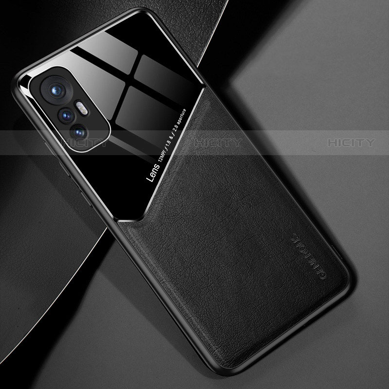 Custodia Silicone Morbida In Pelle Cover con Magnetico S02 per Xiaomi Mi 12S 5G