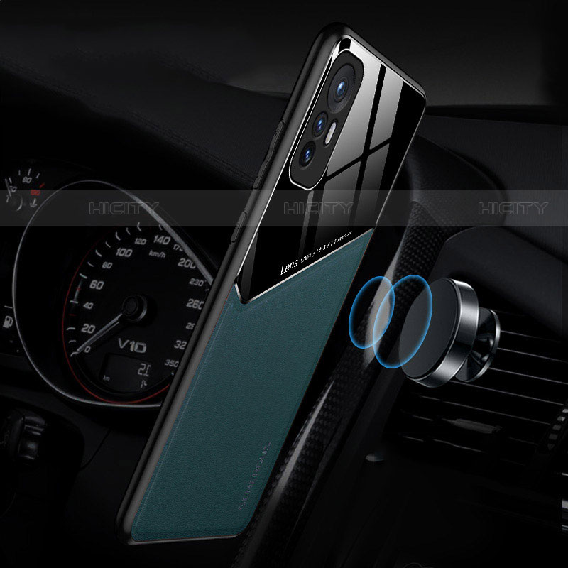 Custodia Silicone Morbida In Pelle Cover con Magnetico S02 per Xiaomi Mi 12S 5G