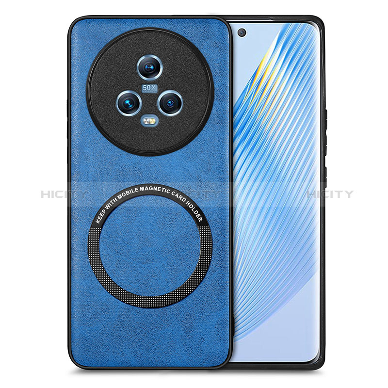 Custodia Silicone Morbida In Pelle Cover con Magnetico S02D per Huawei Honor Magic5 5G