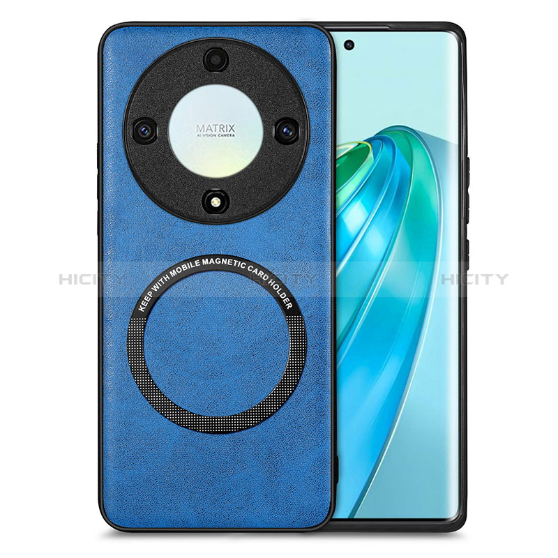 Custodia Silicone Morbida In Pelle Cover con Magnetico S02D per Huawei Honor Magic5 Lite 5G