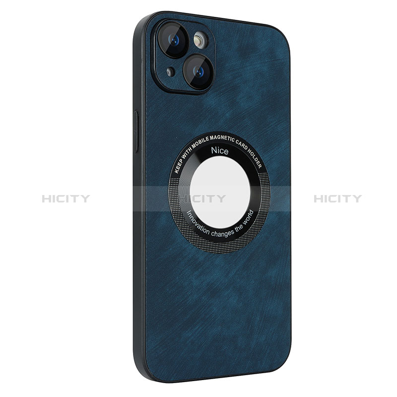 Custodia Silicone Morbida In Pelle Cover con Magnetico S07D per Apple iPhone 13