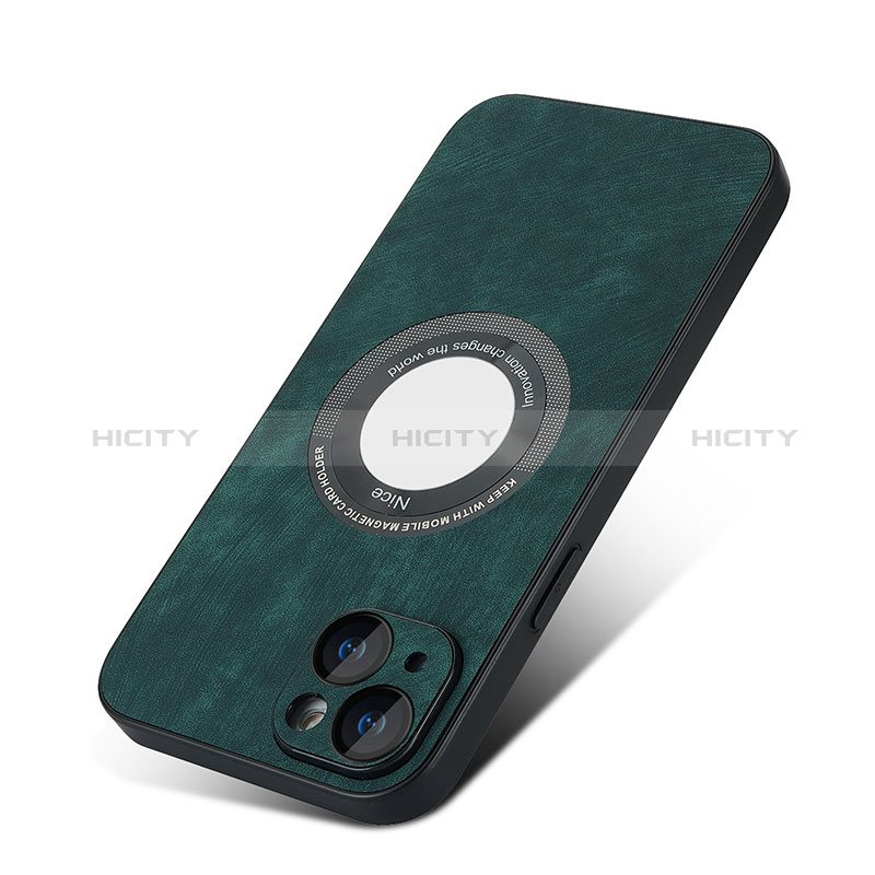 Custodia Silicone Morbida In Pelle Cover con Magnetico S07D per Apple iPhone 14