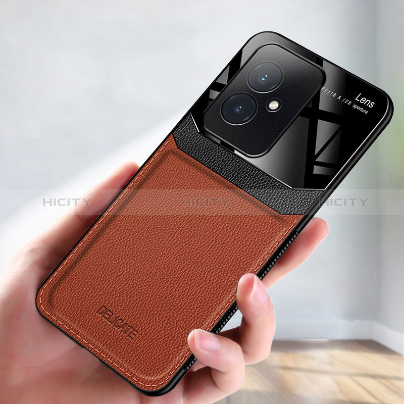 Custodia Silicone Morbida In Pelle Cover FL1 per Huawei Honor 100 5G