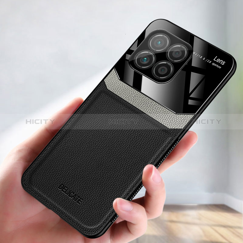 Custodia Silicone Morbida In Pelle Cover FL1 per Huawei Honor X8a 5G