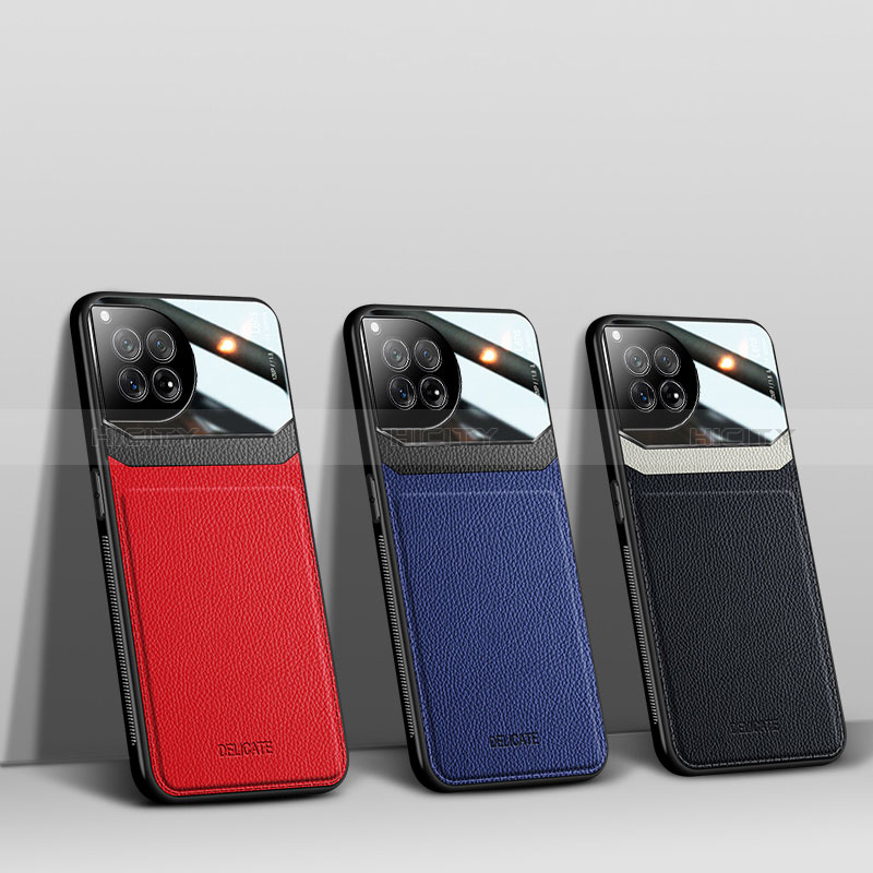 Custodia Silicone Morbida In Pelle Cover FL1 per OnePlus Ace 3 5G