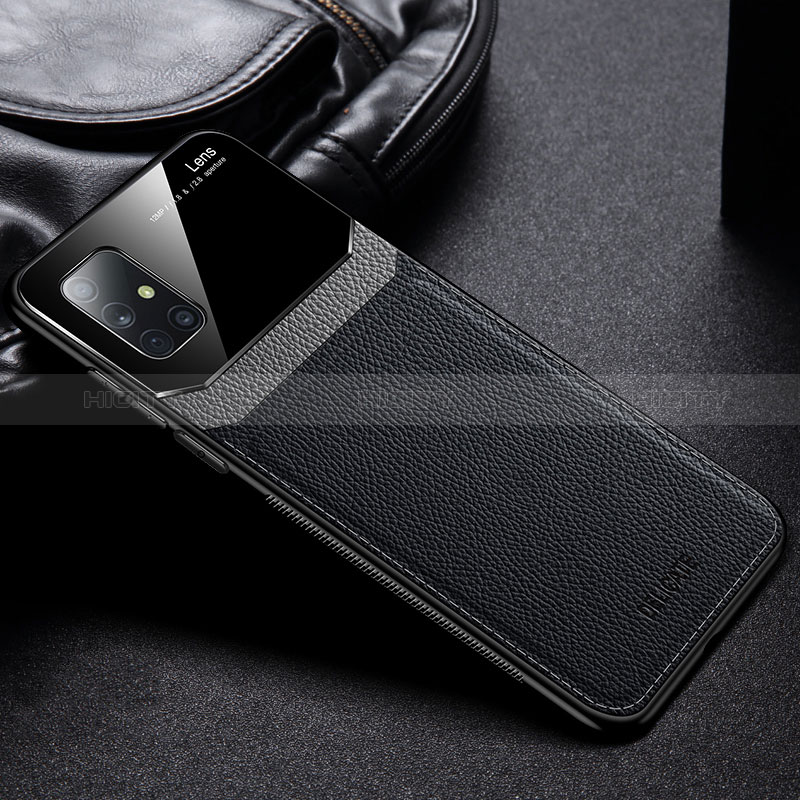 Custodia Silicone Morbida In Pelle Cover FL1 per Samsung Galaxy A51 4G