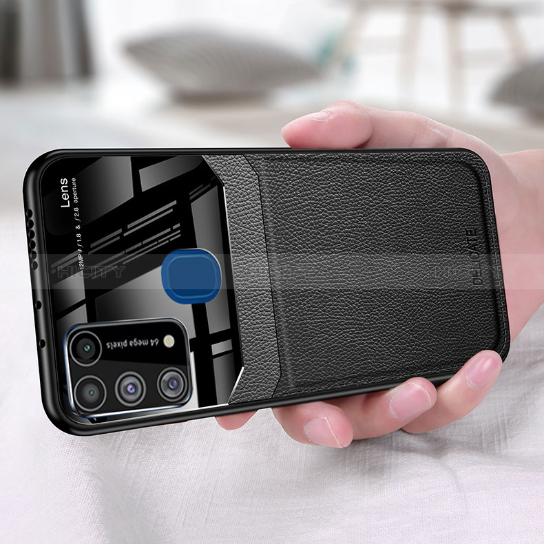 Custodia Silicone Morbida In Pelle Cover FL1 per Samsung Galaxy M21s