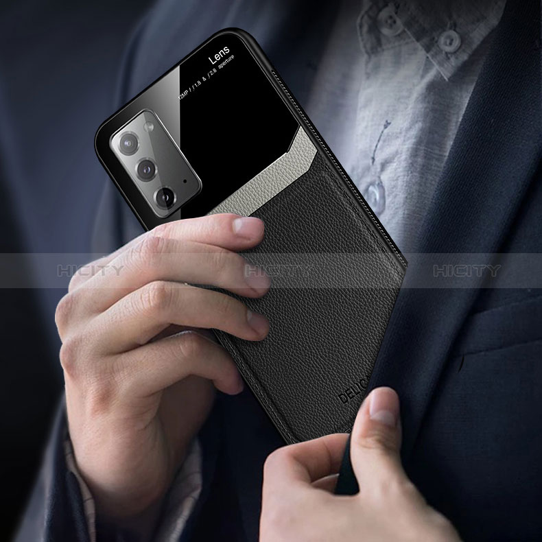 Custodia Silicone Morbida In Pelle Cover FL1 per Samsung Galaxy Note 20 5G
