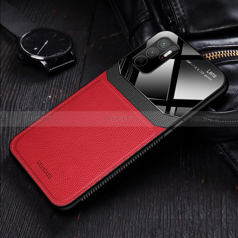 Custodia Silicone Morbida In Pelle Cover FL1 per Xiaomi Redmi Note 10T 5G