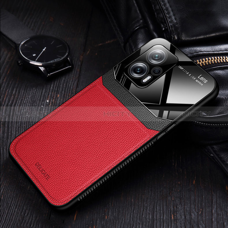 Custodia Silicone Morbida In Pelle Cover FL1 per Xiaomi Redmi Note 11T Pro+ Plus 5G