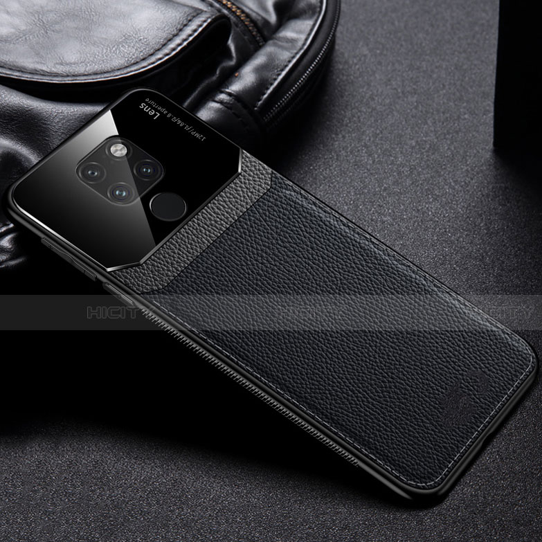 Custodia Silicone Morbida In Pelle Cover H01 per Huawei Mate 20