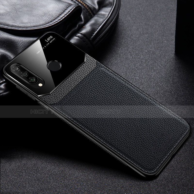 Custodia Silicone Morbida In Pelle Cover H01 per Huawei P30 Lite