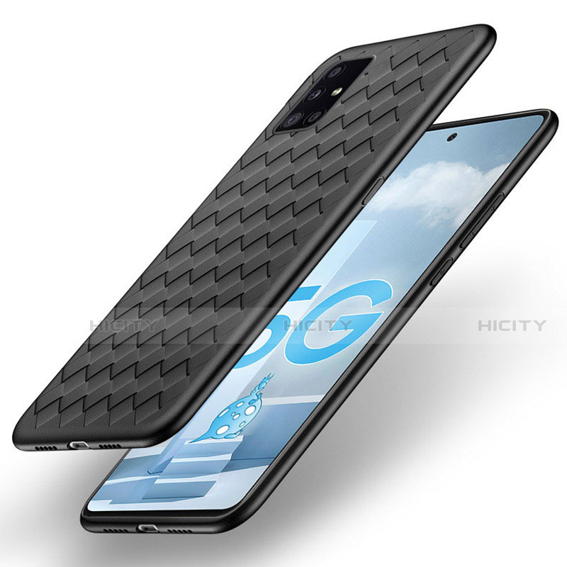 Custodia Silicone Morbida In Pelle Cover H01 per Samsung Galaxy A51 5G