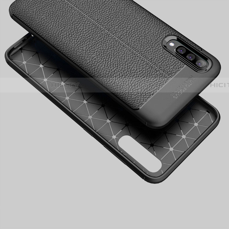 Custodia Silicone Morbida In Pelle Cover H01 per Samsung Galaxy A70