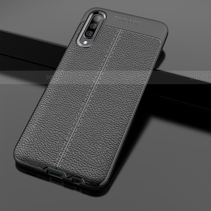 Custodia Silicone Morbida In Pelle Cover H01 per Samsung Galaxy A90 5G