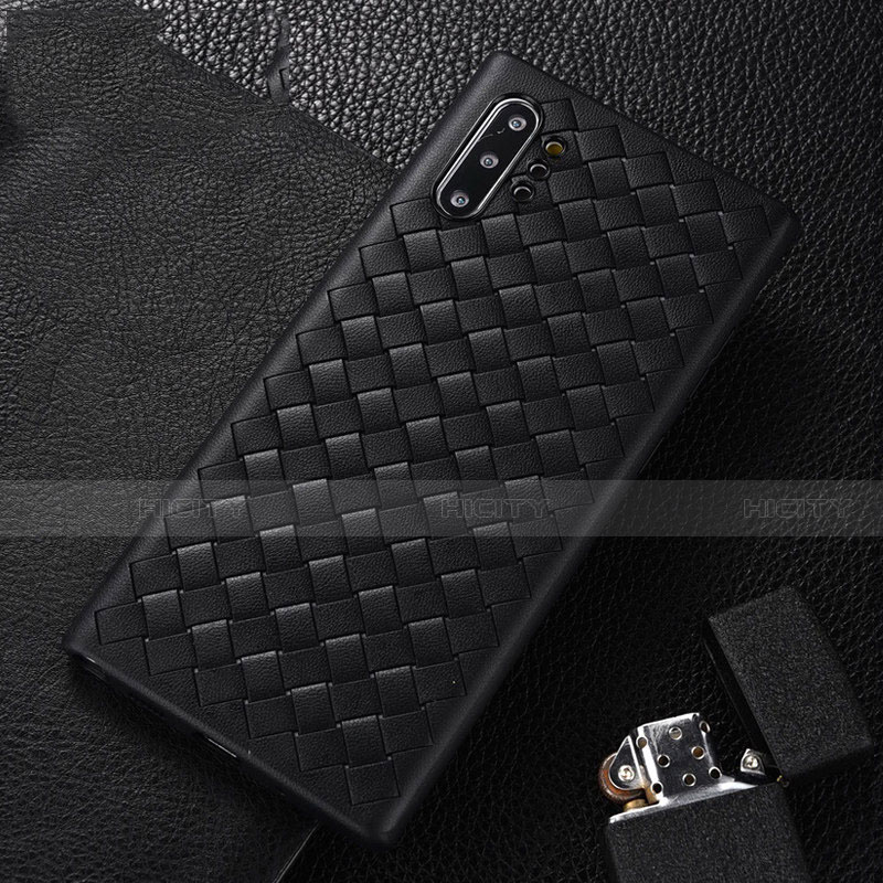 Custodia Silicone Morbida In Pelle Cover H01 per Samsung Galaxy Note 10 Plus