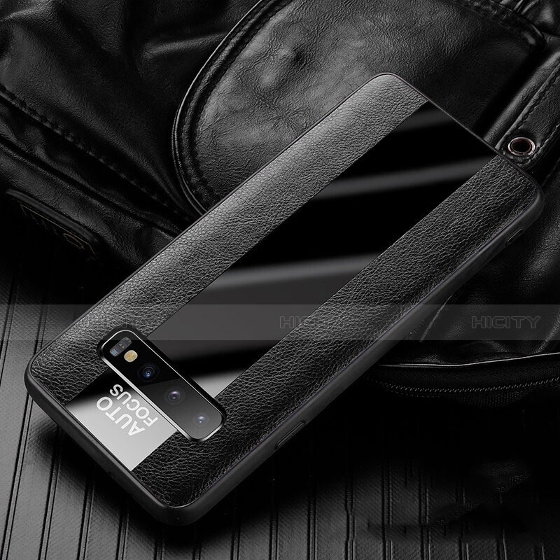 Custodia Silicone Morbida In Pelle Cover H01 per Samsung Galaxy S10 5G