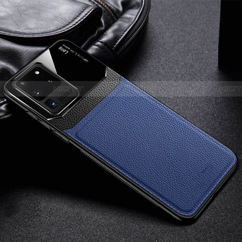 Custodia Silicone Morbida In Pelle Cover H01 per Samsung Galaxy S20 Ultra 5G