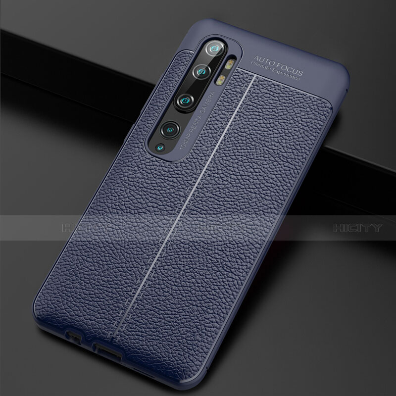 Custodia Silicone Morbida In Pelle Cover H01 per Xiaomi Mi Note 10 Pro