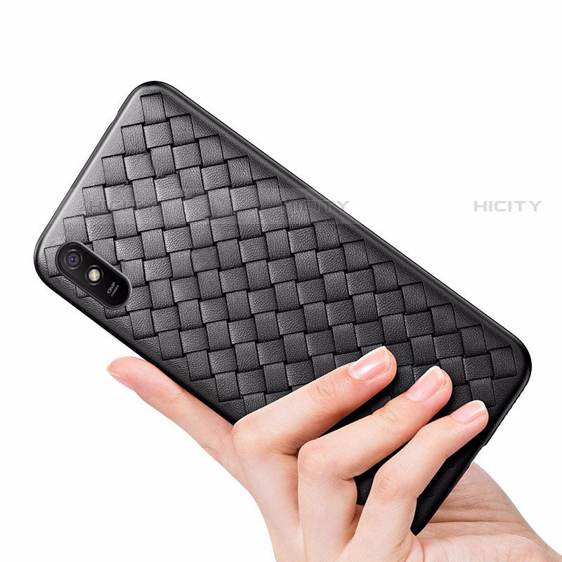 Custodia Silicone Morbida In Pelle Cover H01 per Xiaomi Redmi 9A