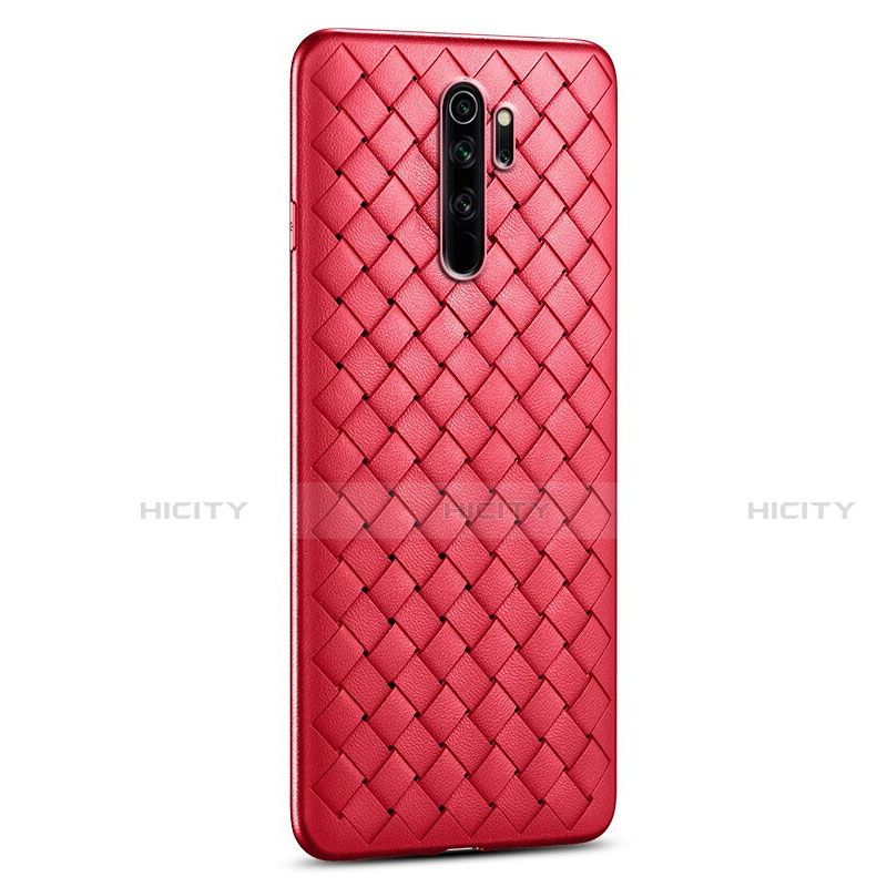 Custodia Silicone Morbida In Pelle Cover H01 per Xiaomi Redmi Note 8 Pro Rosso
