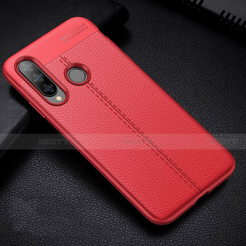 Custodia Silicone Morbida In Pelle Cover H02 per Huawei P30 Lite