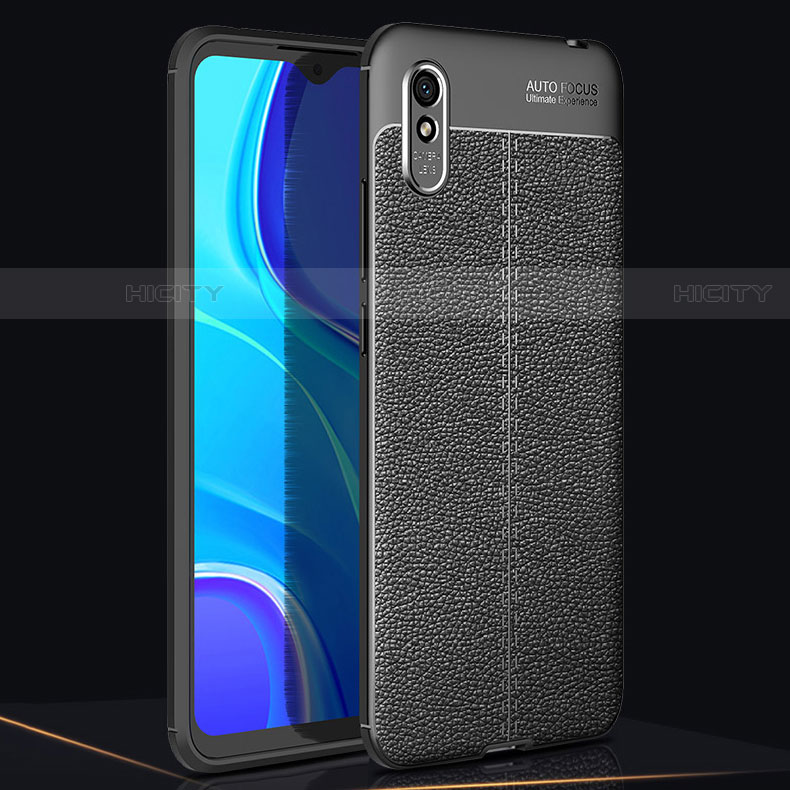 Custodia Silicone Morbida In Pelle Cover H02 per Xiaomi Redmi 9AT