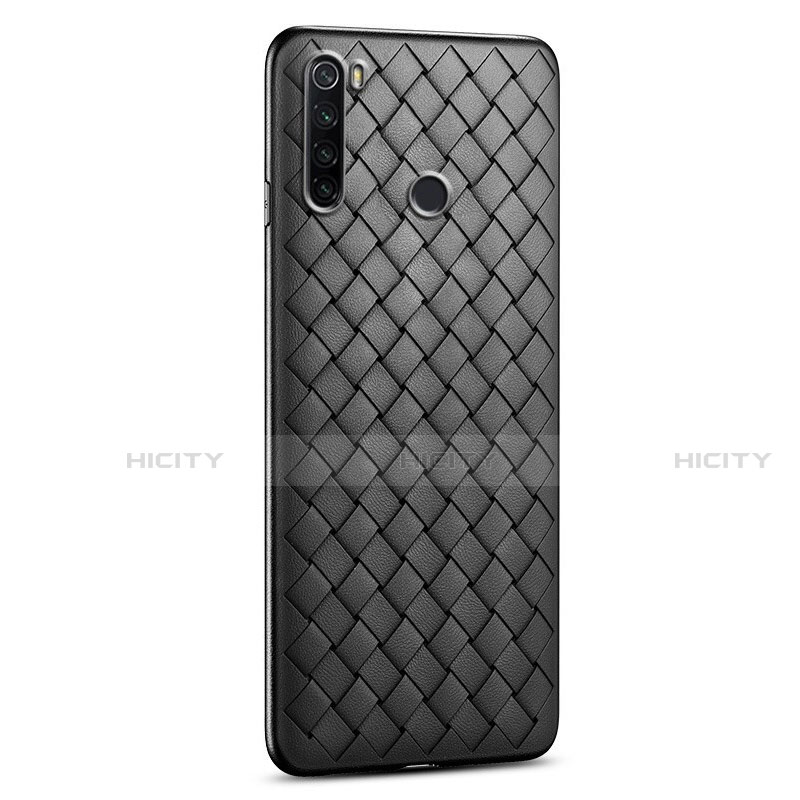 Custodia Silicone Morbida In Pelle Cover H02 per Xiaomi Redmi Note 8T Nero