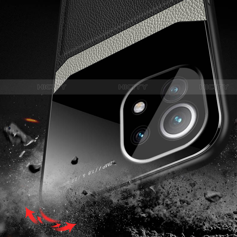 Custodia Silicone Morbida In Pelle Cover H04 per Xiaomi Mi 11 Lite 5G