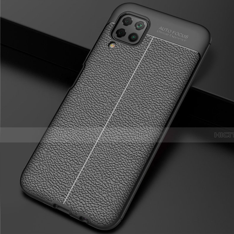 Custodia Silicone Morbida In Pelle Cover H06 per Huawei Nova 6 SE Nero