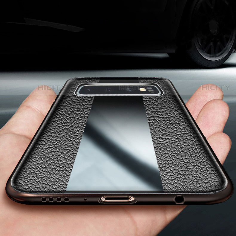 Custodia Silicone Morbida In Pelle Cover L01 per Samsung Galaxy S10 5G