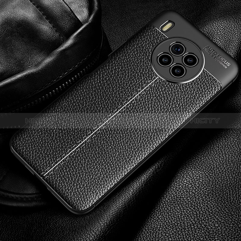 Custodia Silicone Morbida In Pelle Cover per Huawei Honor 50 Lite