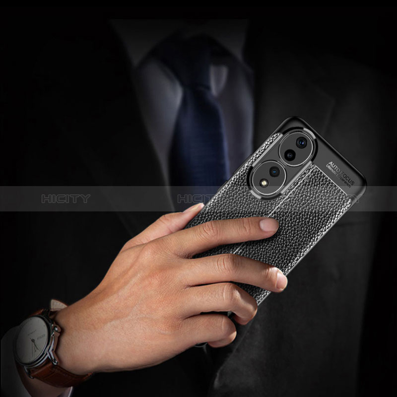 Custodia Silicone Morbida In Pelle Cover per Huawei Honor 90 5G