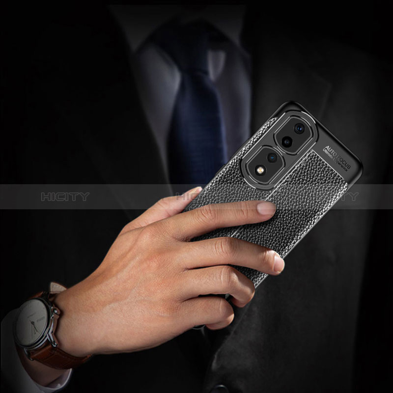 Custodia Silicone Morbida In Pelle Cover per Huawei Honor 90 Pro 5G