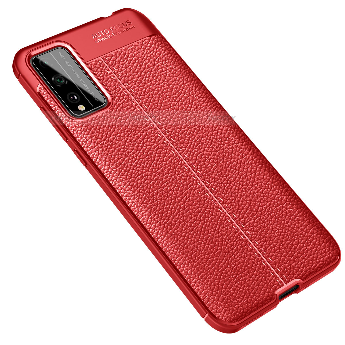 Custodia Silicone Morbida In Pelle Cover per Huawei Honor Play4T Pro Rosso