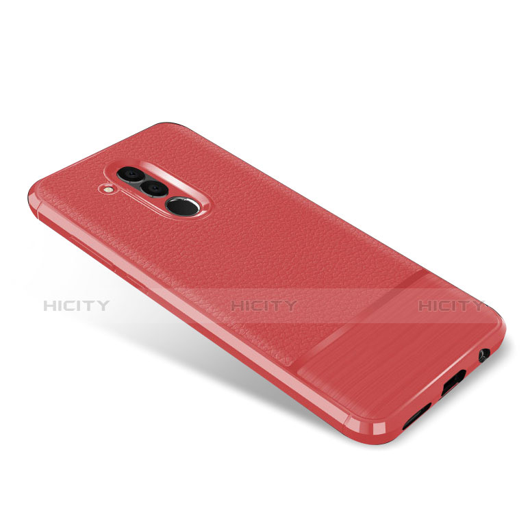 Custodia Silicone Morbida In Pelle Cover per Huawei Mate 20 Lite