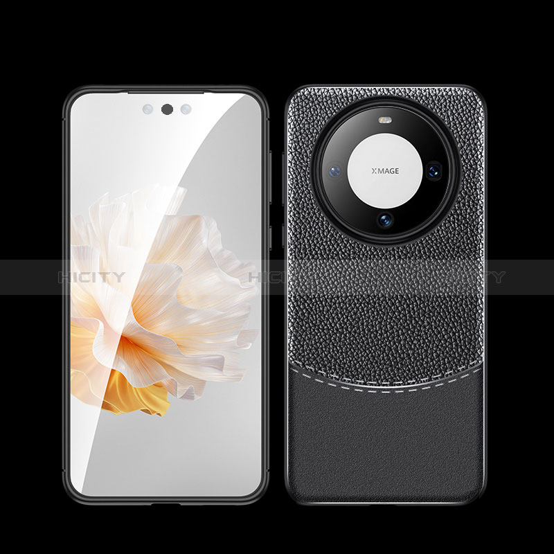 Custodia Silicone Morbida In Pelle Cover per Huawei Mate 60 Pro+ Plus