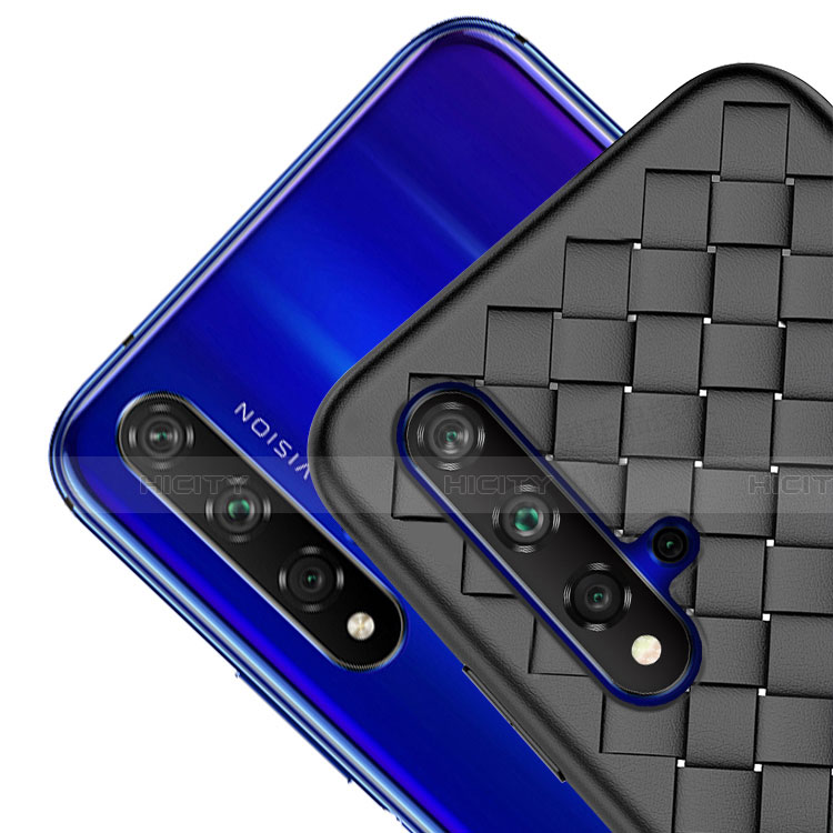 Custodia Silicone Morbida In Pelle Cover per Huawei Nova 5