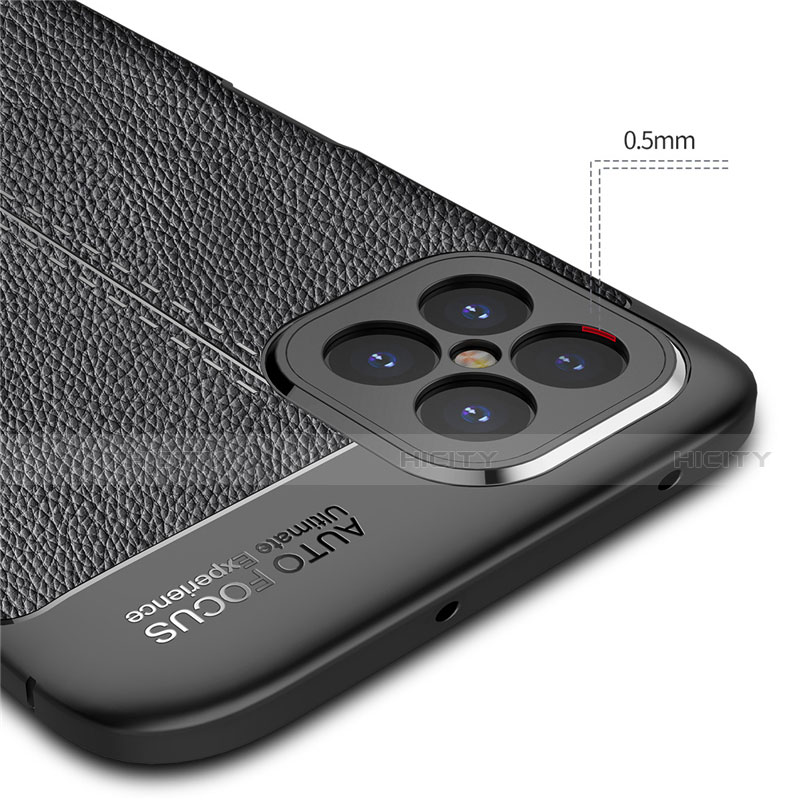 Custodia Silicone Morbida In Pelle Cover per Huawei Nova 8 SE 5G