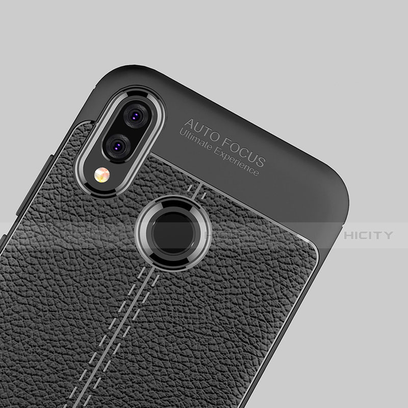 Custodia Silicone Morbida In Pelle Cover per Huawei P Smart+ Plus
