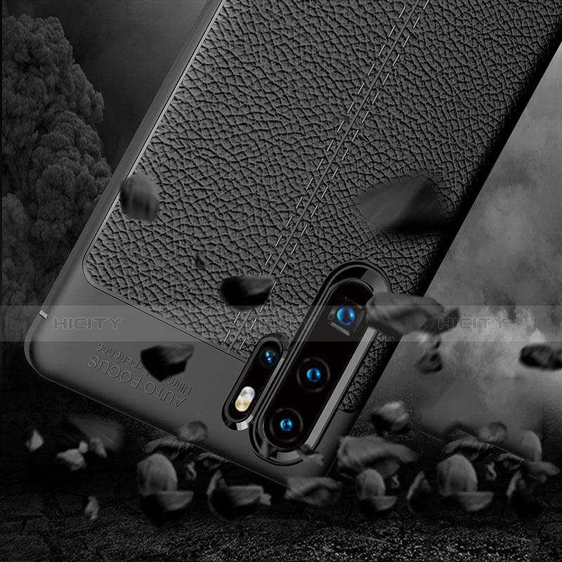 Custodia Silicone Morbida In Pelle Cover per Huawei P30 Pro